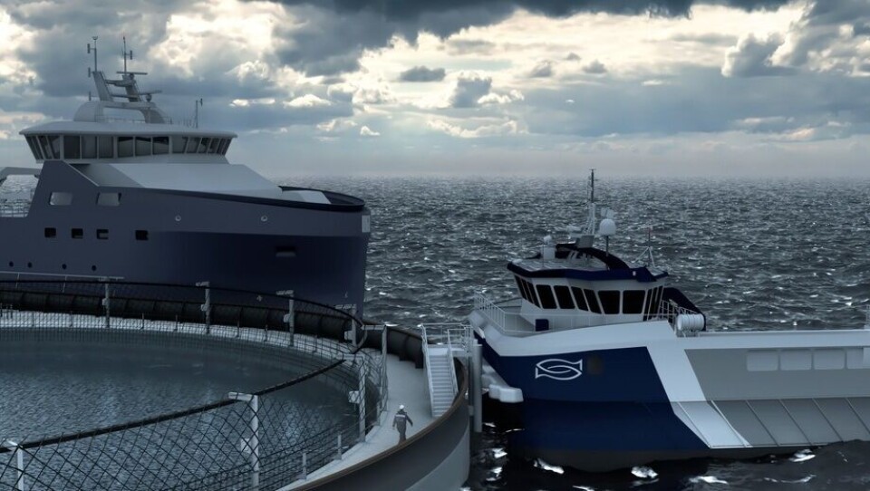 Ilustración del ØyMerd : Astafjord Ocean Farming.