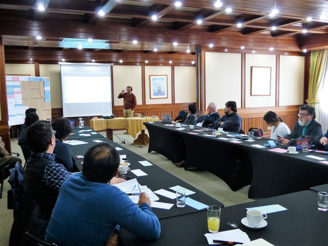 Cerca de 20 representantes del sector público, organizaciones gremiales y la academia, asistieron al taller en Puerto Montt. Foto: Loreto Appel, Salmonexpert. Cerca de 20 representantes del sector público, organizaciones gremiales y la academia, asistieron al taller en Puerto Montt. Foto: Loreto Appel, Salmonexpert.