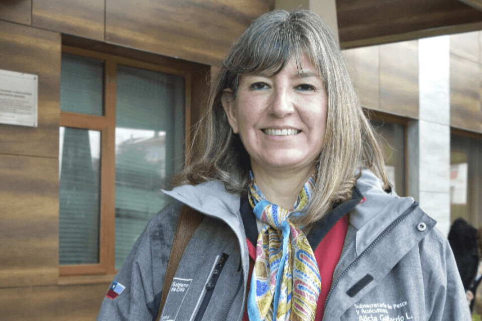 Subsecretaria de Pesca y Acuicultura, Alicia Gallardo. Foto: Salmonexpert.