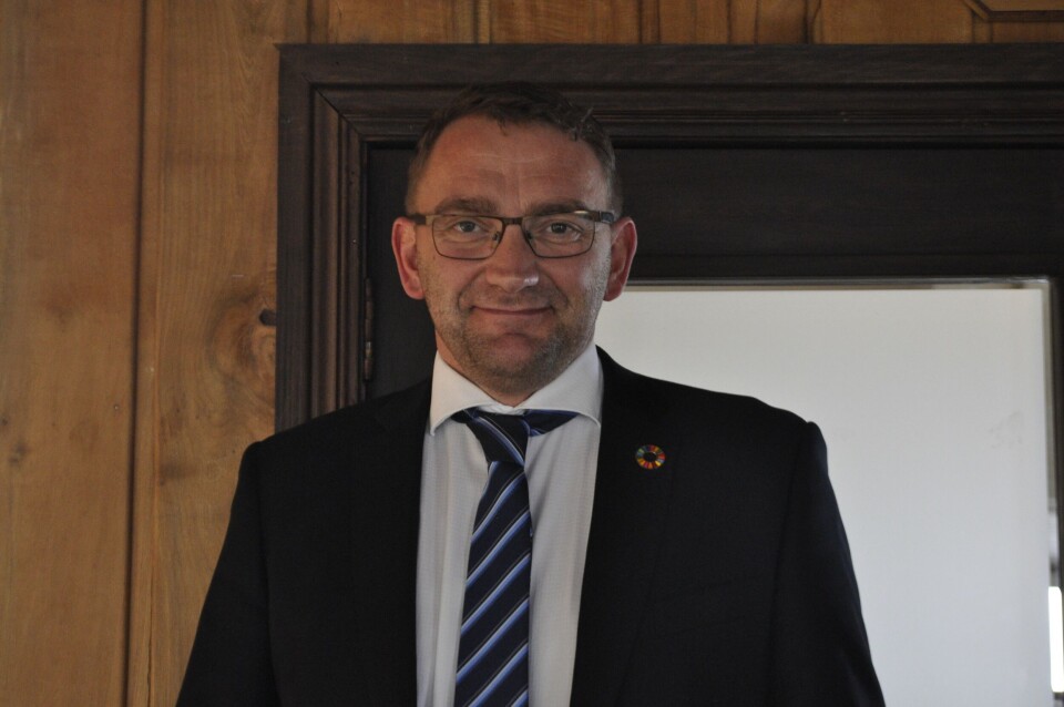 Roy Angelvik, viceministro de Pesca noruego. Imagen: Daniella Balin, Salmonexpert.