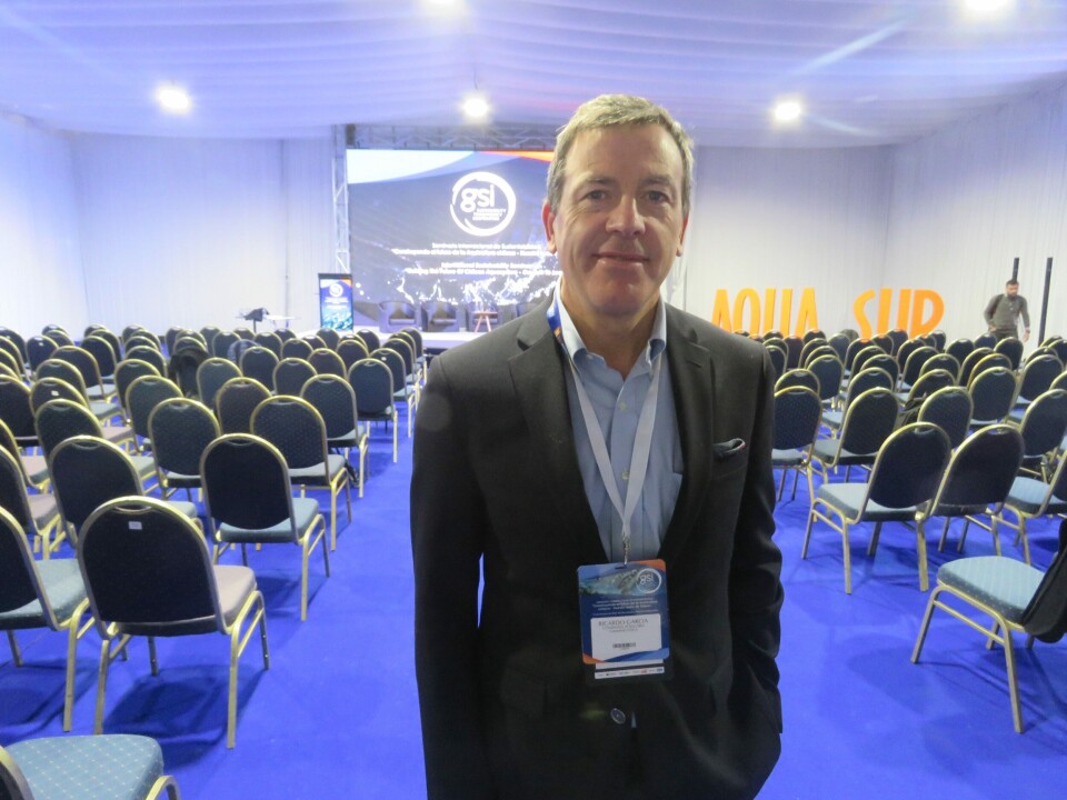 Ricardo García, vicepresidente de Salmones Camanchaca. Foto: Archivo Salmonexpert.