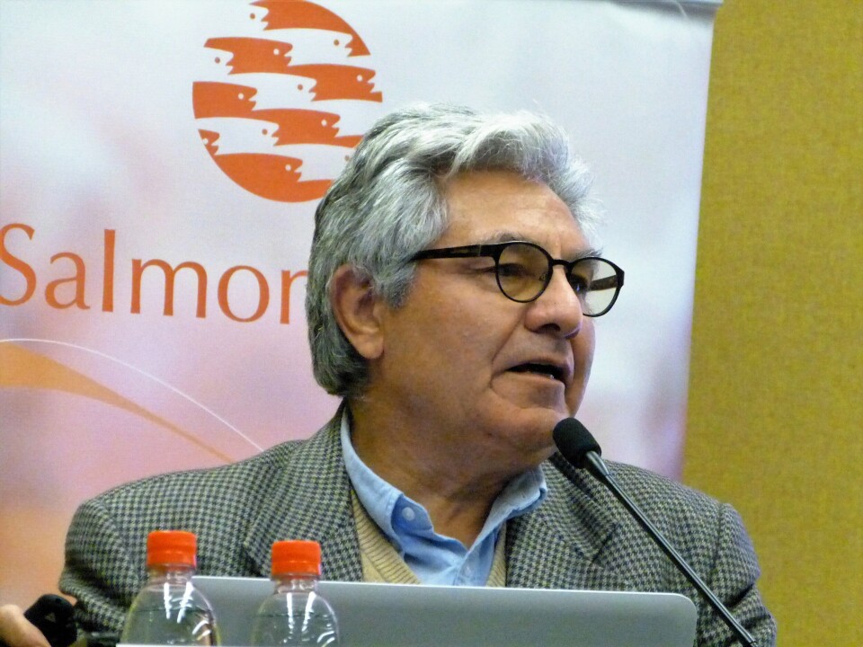 Arturo Clément, presidente de Salmonchile. Foto: Loreto Appel, Salmonexpert.