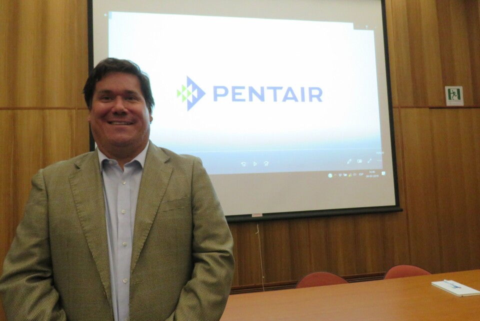 Juan Pablo Barrales, gerente de Administración y Ventas de Pentair Chile. Foto: Jonathan Garcés, Salmonexpert.