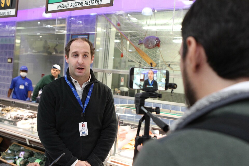 Mikel de Ugarte, gerente de negocios Pescadería Jumbo. Foto: Jumbo.