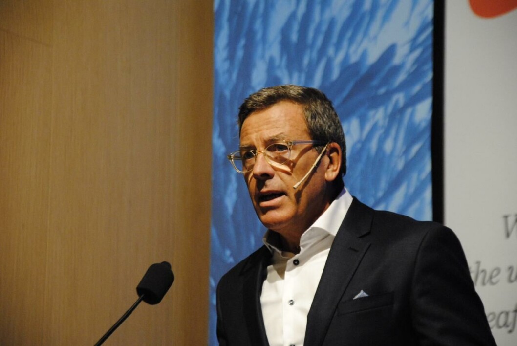Ricardo García, vicepresidente de Salmones Camanchaca. Ricardo García, vicepresidente de Salmones Camanchaca.