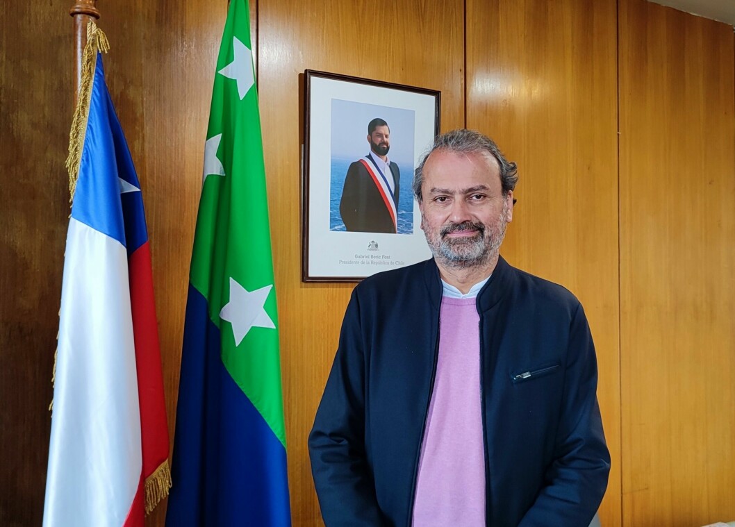 Patricio Vallespín, Gobernador Región de Los Lagos. Foto: Loreto Appel, Salmonexpert.