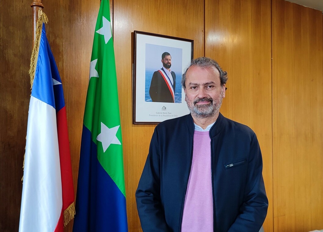 Patricio Vallespín, Gobernador Región de Los Lagos. Foto: Loreto Appel, Salmonexpert. Patricio Vallespín, Gobernador Región de Los Lagos. Foto: Loreto Appel, Salmonexpert.
