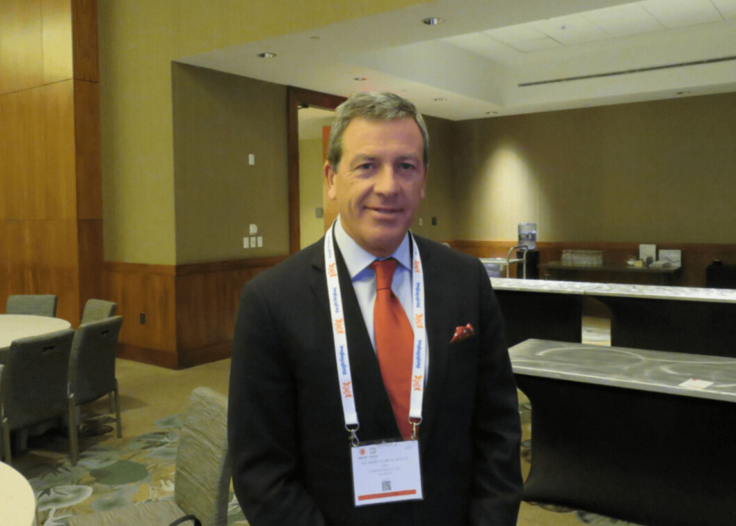 Ricardo García, vicepresidente de Salmones Camanchaca. Foto: Salmonexpert. Ricardo García, vicepresidente de Salmones Camanchaca. Foto: Salmonexpert.