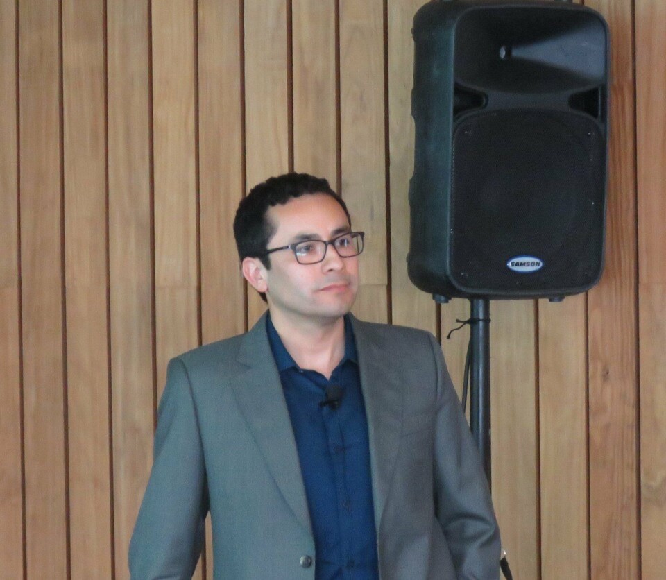 Dr. Marcos Mancilla. Foto: Francisco Soto, Salmonexpert.