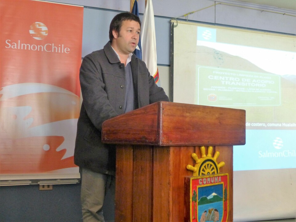 José Tomás Monge, director territorial de Salmonchile. Foto: Loreto Appel, Salmonexpert.