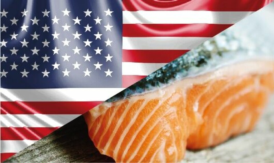 Estados Unidos ha sido uno de los principales receptores de salmón noruego durante el primer semestre. Foto: Archivo Salmonexpert.