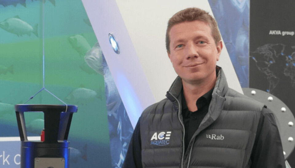 El director general de Ace Aquatec, Nathan Pyne-Carter.
