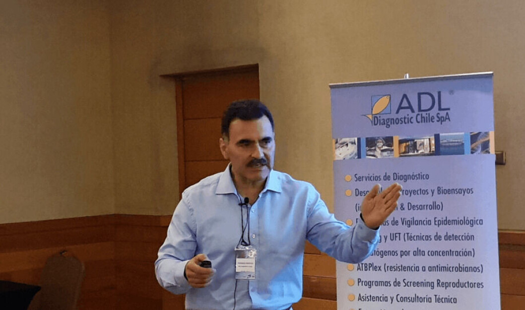 Patricio Bustos, gerente general de ADL Diagnostic Chile. Foto: Salmonexpert. Patricio Bustos, gerente general de ADL Diagnostic Chile. Foto: Salmonexpert.