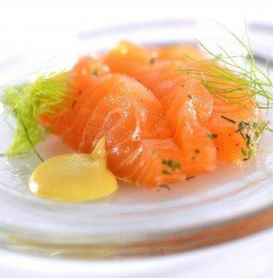 Alta cocina se abre a la industria del salmón de cultivo