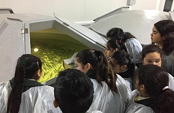 Alumnos de escuela de Pargua visitan instalaciones de Skretting