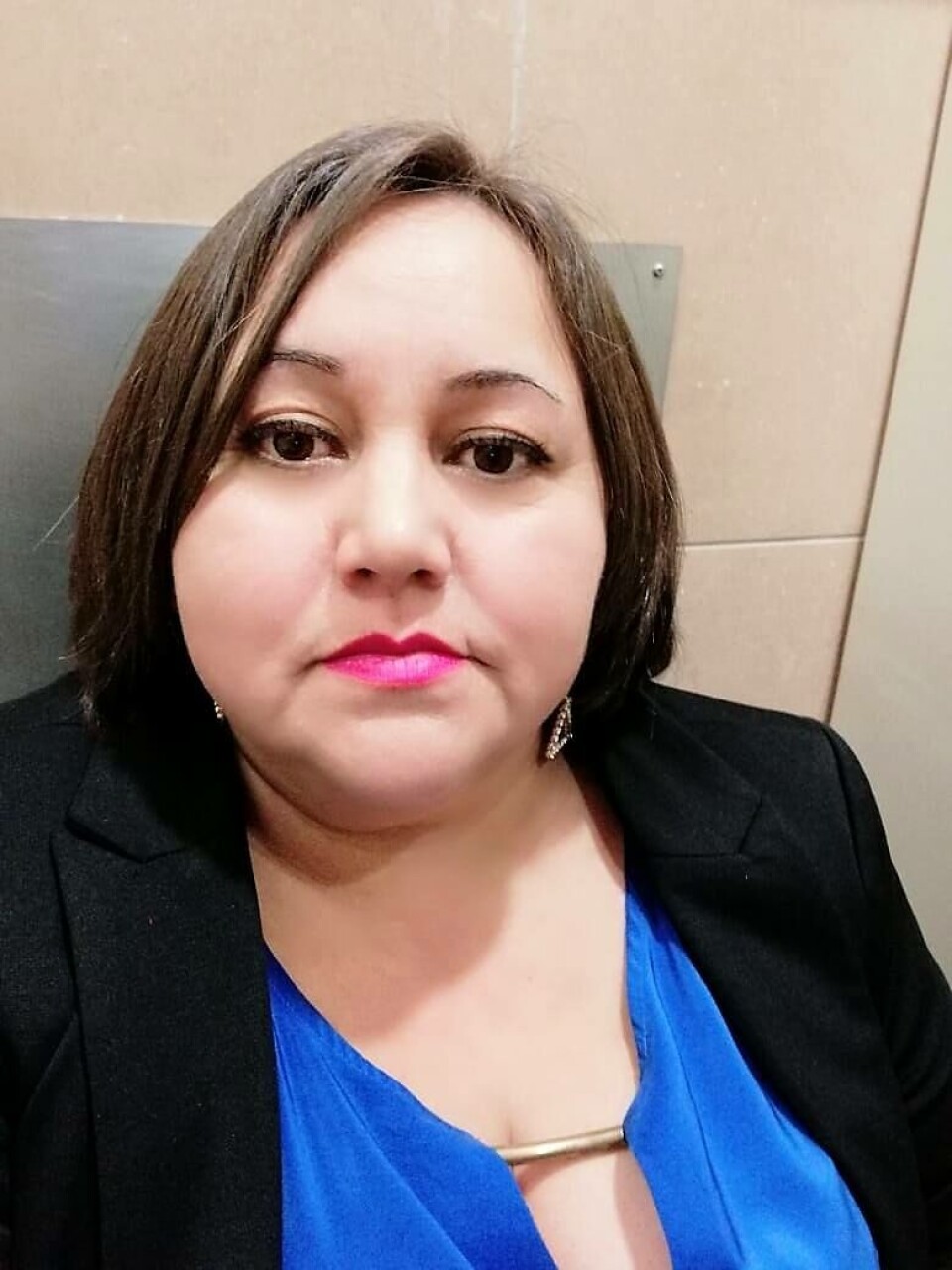 Marta Oyarzo, vocera de la Coordinadora Nacional de Trabajadores de la Industria Salmonera y Ramas Afines. Imagen: ARchivo Salmonexpert.