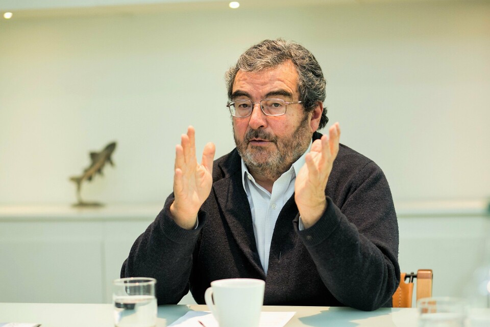 Víctor Hugo Puchi, presidente de Empresas Aquachile. Foto: Francisca Gerter.