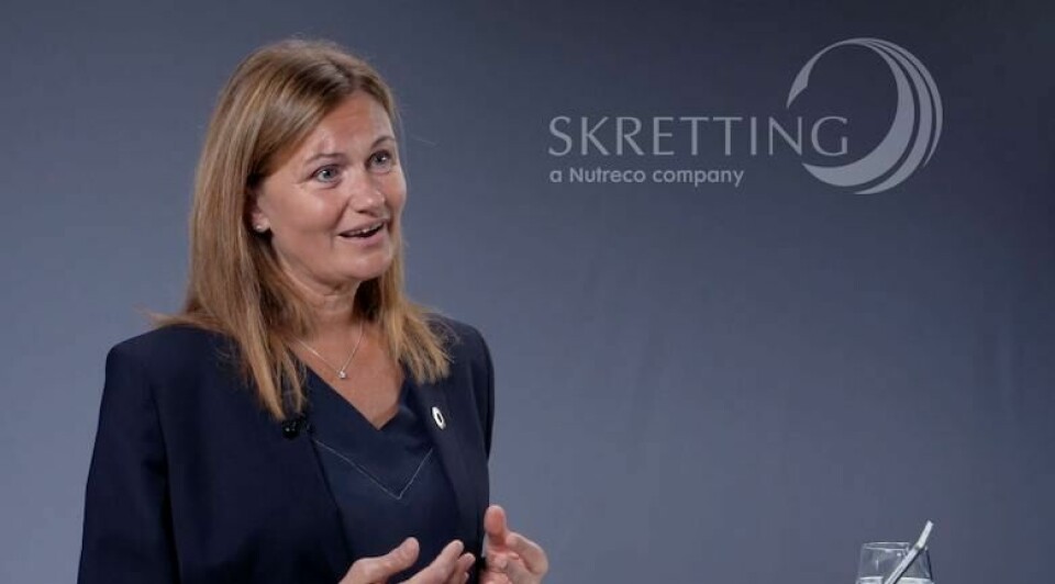 Therese Log Bergjord, CEO de Skretting. Foto: Skretting.
