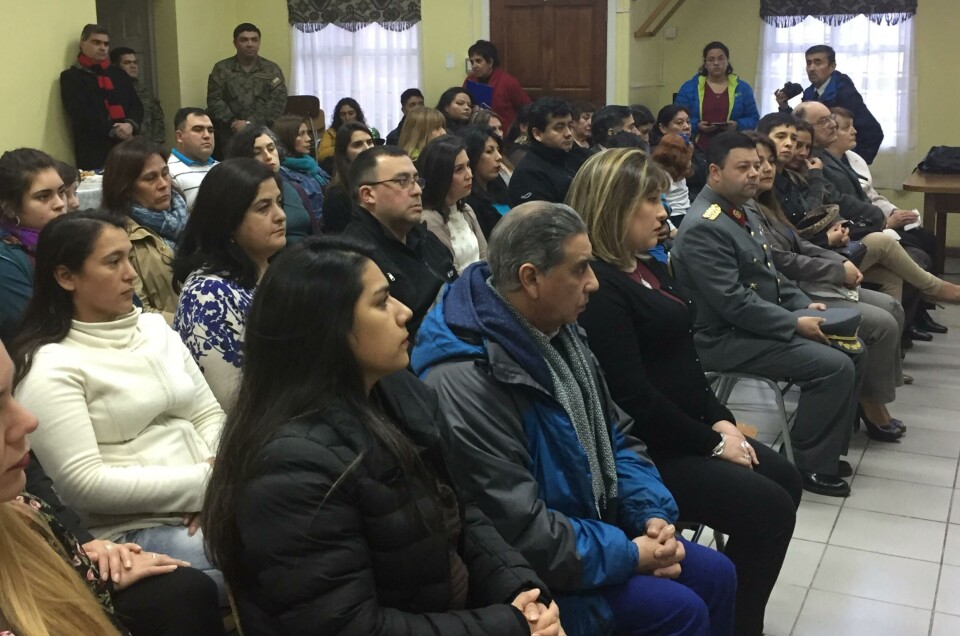 Capacitación de Australis Mar en Puerto Natales. Foto: Australis Mar.
