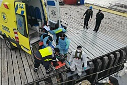 Autoridad Marítima realiza evacuación médica desde centro de salmones