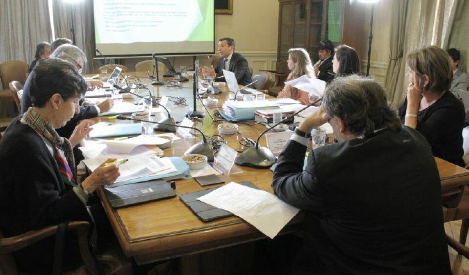 Comisión de Medio Ambiente y Bienes Nacionales del Senado. Foto: Senado.