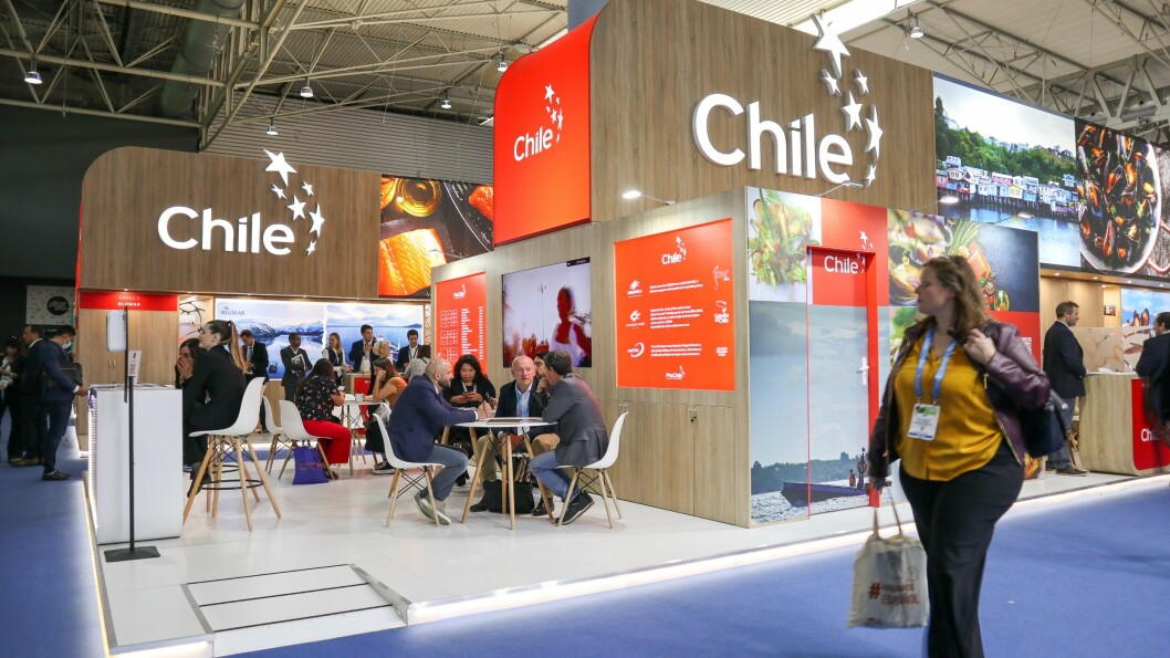 El pabellón chileno destacó por su visibilidad, generando un positivo impacto de recordación de la marca. Foto: ProChile.