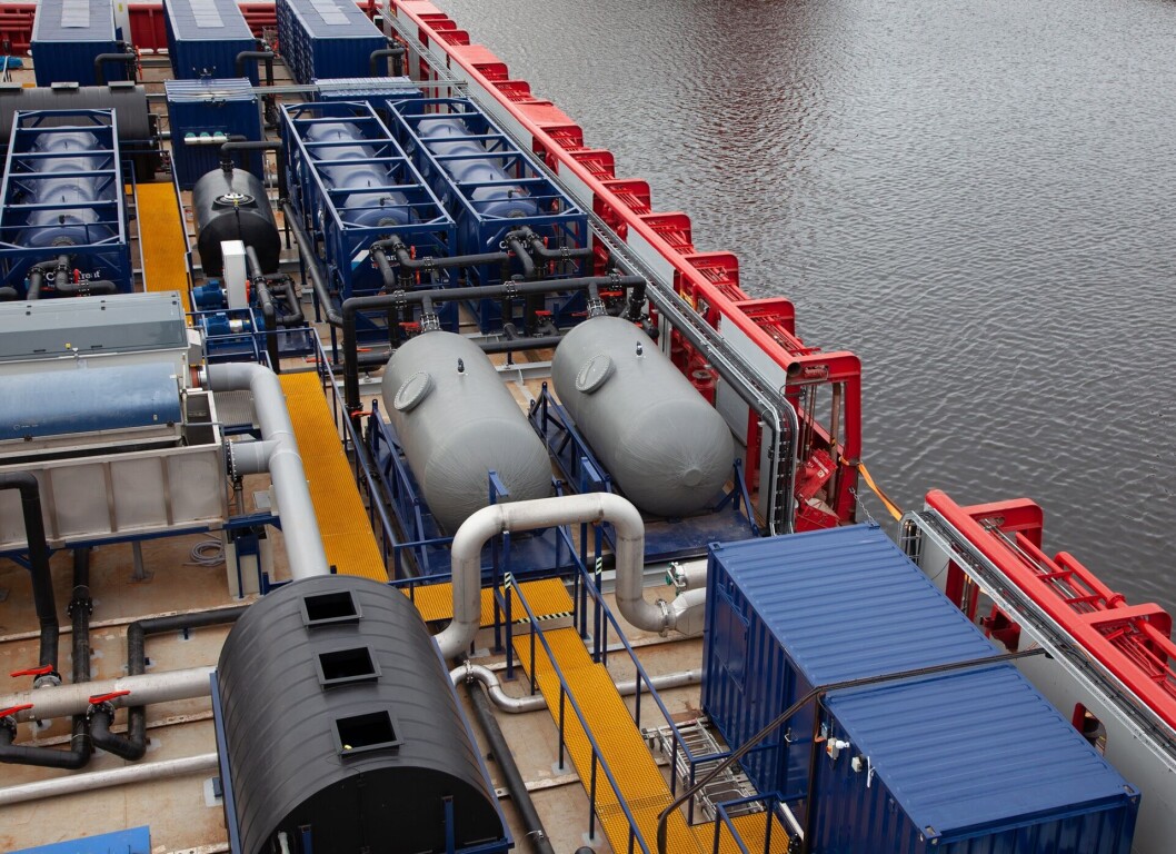 La prueba con CleanTreat en Escocia utilizará un sistema más pequeño que en Noruega. Foto: Benchmark. La prueba con CleanTreat en Escocia utilizará un sistema más pequeño que en Noruega. Foto: Benchmark.