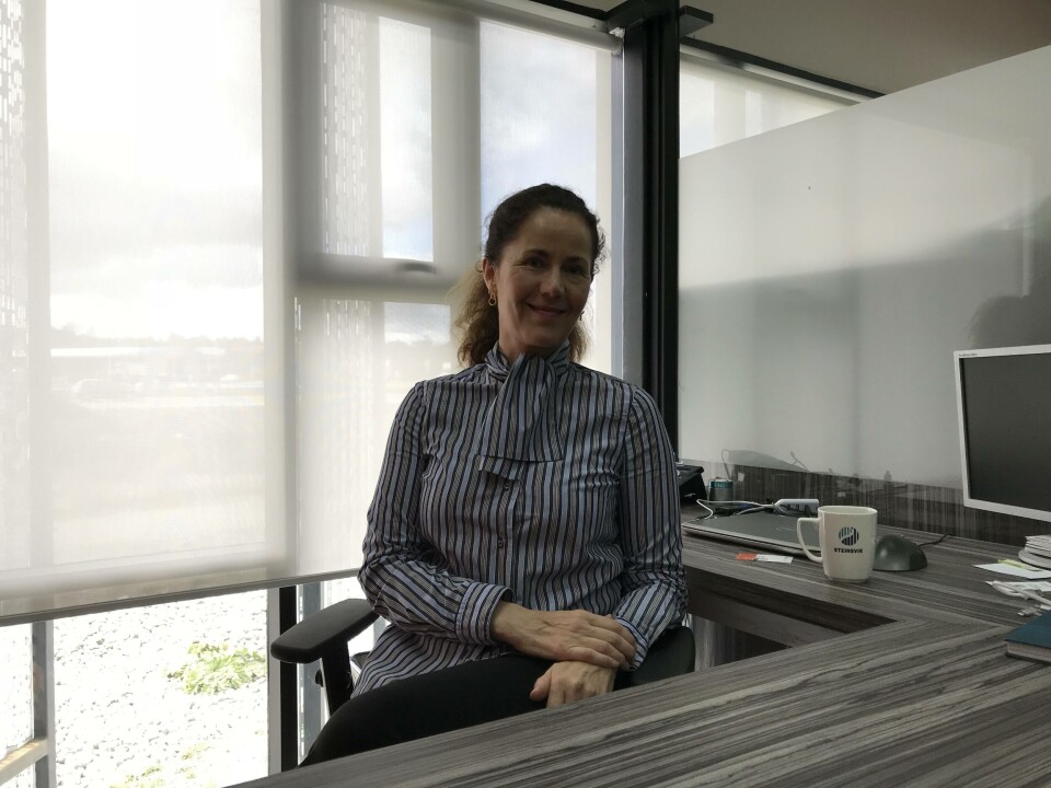 Martha Kold, asumió como CEO de Steinsvik en enero de 2018. Imagen: Daniella Balin, Salmonexpert.