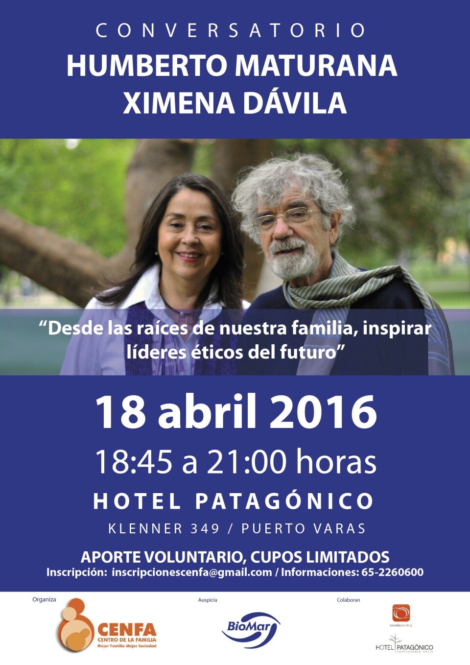 BioMar auspicia conversatorio con el biólogo chileno Humberto Maturana