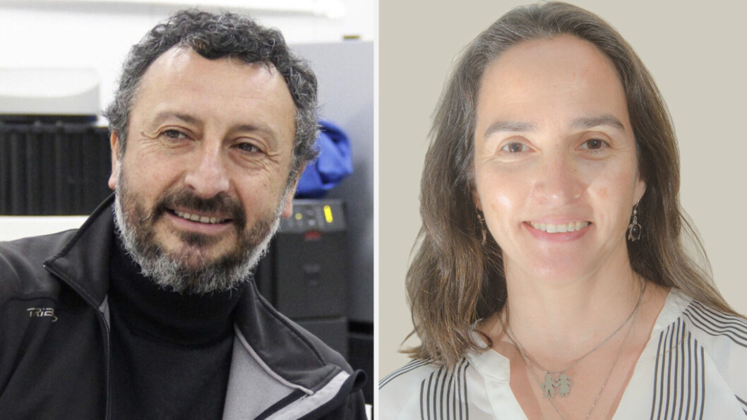 Dr. Silvio Pantoja y Dra. Camila Fernández. Imagen: UDEC/Camila Fernández. Dr. Silvio Pantoja y Dra. Camila Fernández. Imagen: UDEC/Camila Fernández.