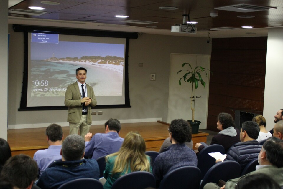 El director (s) de Sernapesca Los Lagos, Branny Montecinos, preside el CIICA. Foto: Sernapesca Los Lagos.