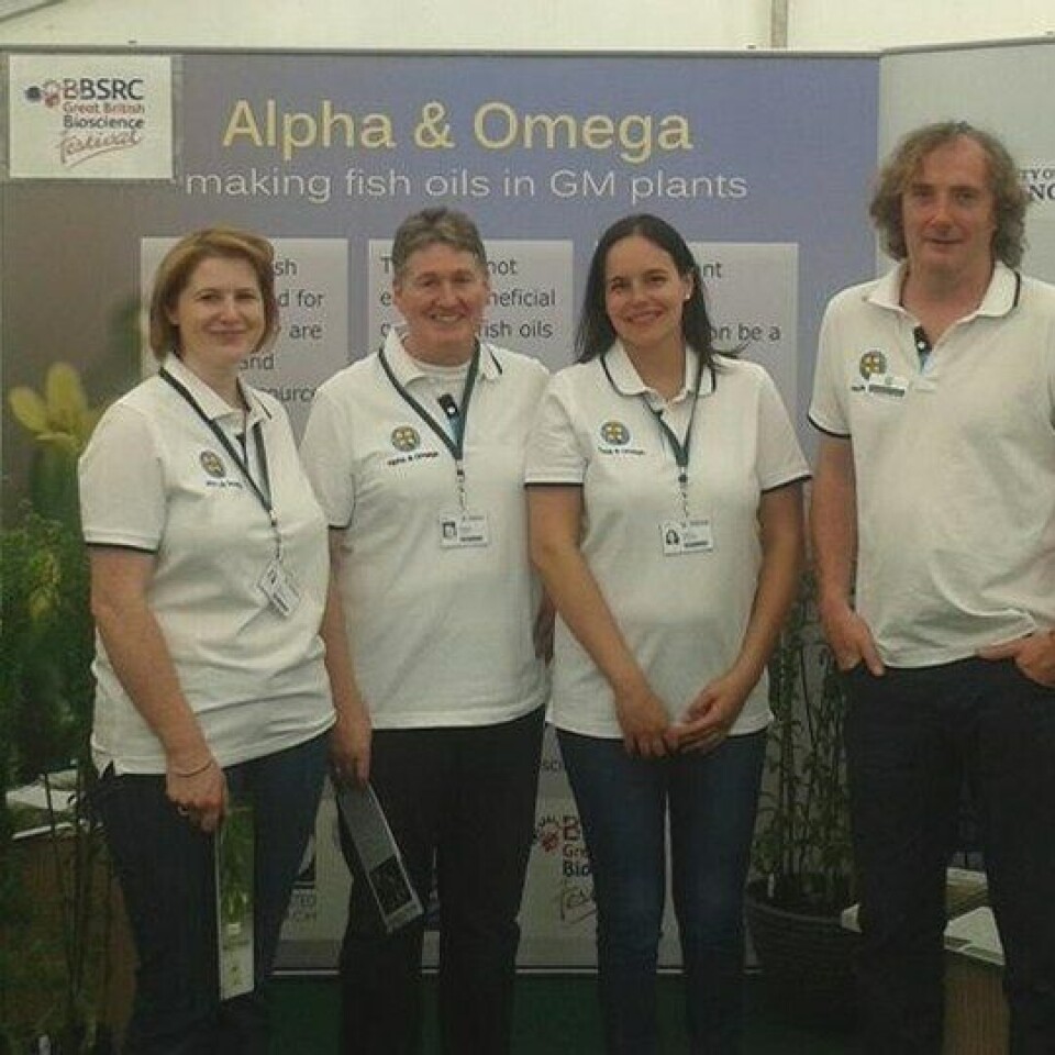 Equipo de investigadores de la Universidad de Stirling.