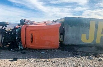 Camión con salmón de empresario magallánico protagoniza fatal accidente
