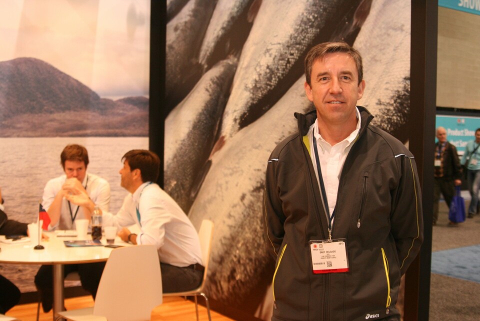 Sady Delgado, gerente general de AquaChile. Foto: AquaChile.