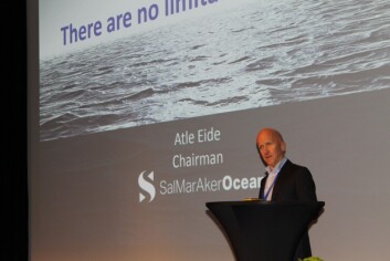 El presidente de la junta directiva de SalMar Aker Ocean, Atle Eide. Foto: Therese Soltveit. El presidente de la junta directiva de SalMar Aker Ocean, Atle Eide. Foto: Therese Soltveit.