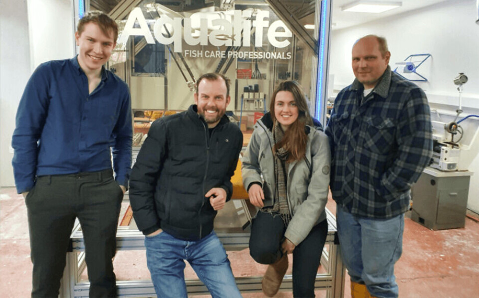 El equipo de desarrollo de Aqualife. Foto: Aqualife.
