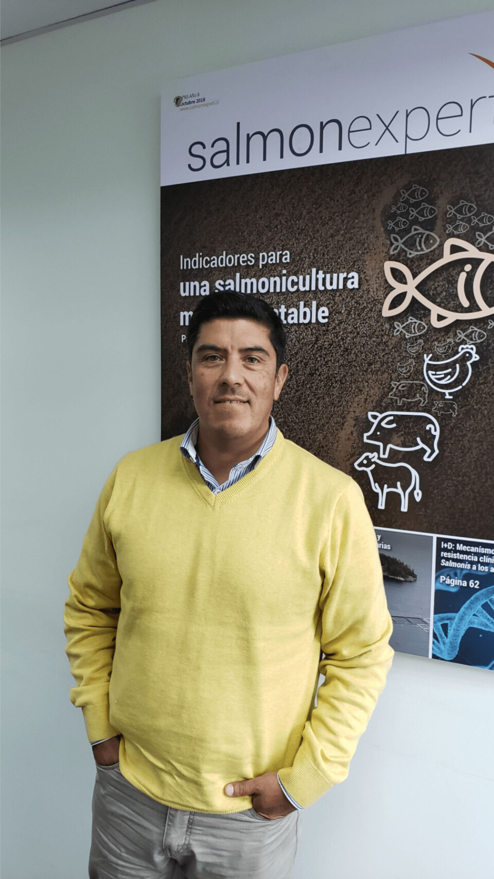 Rodrigo Torrijo, gerente general de Hendirx Genetics. Foto: Erich Guerrero, Salmonexpert.