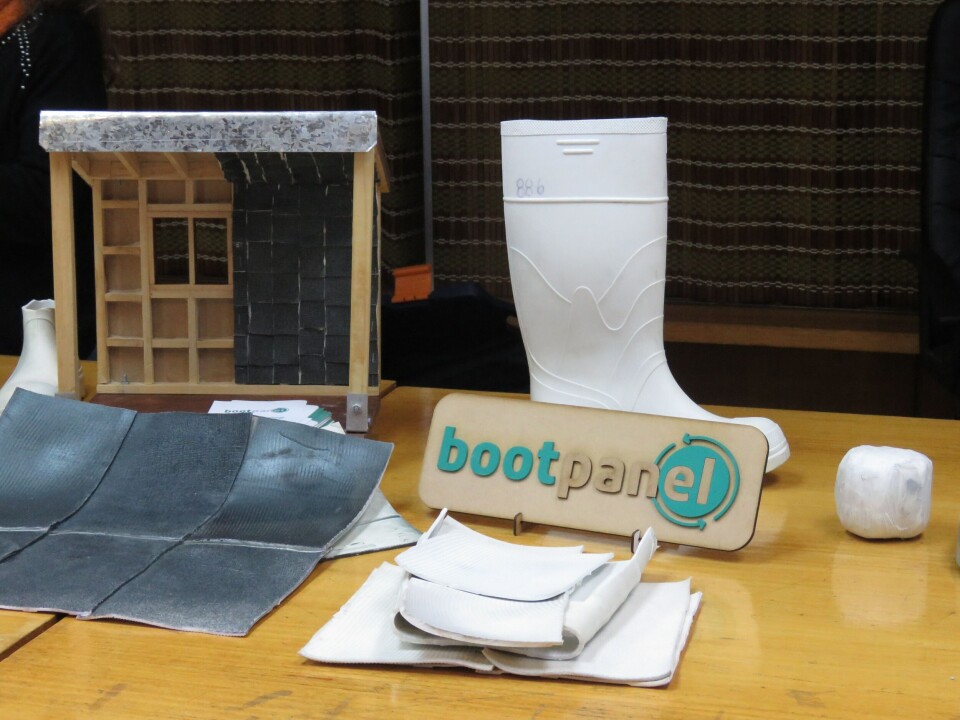 Círculo de reciclaje de Boot Panel: desde la bota de PVC hasta el aislante para viviendas.