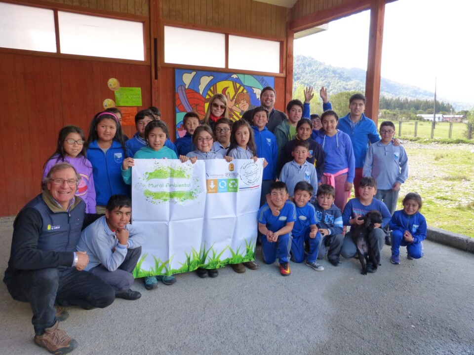 Alumnos de Hualaihué y Puerto Montt. Foto: Ventisqueros.