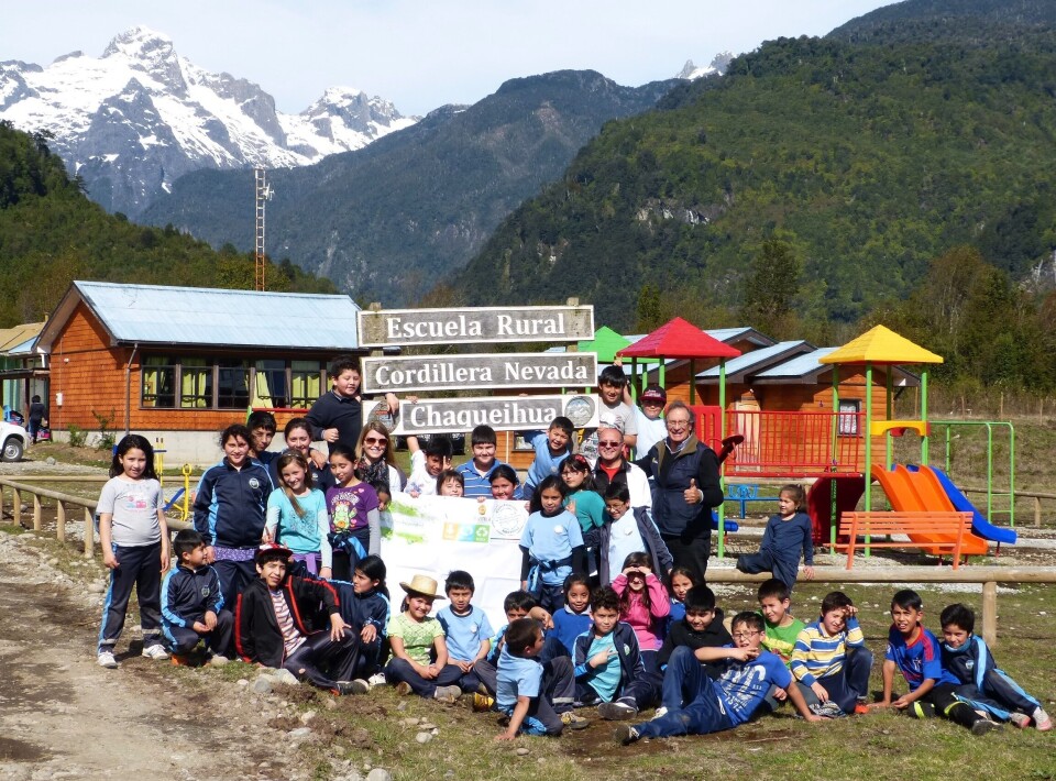 Alumnos de Hualaihué y Puerto Montt. Foto: Ventisqueros.