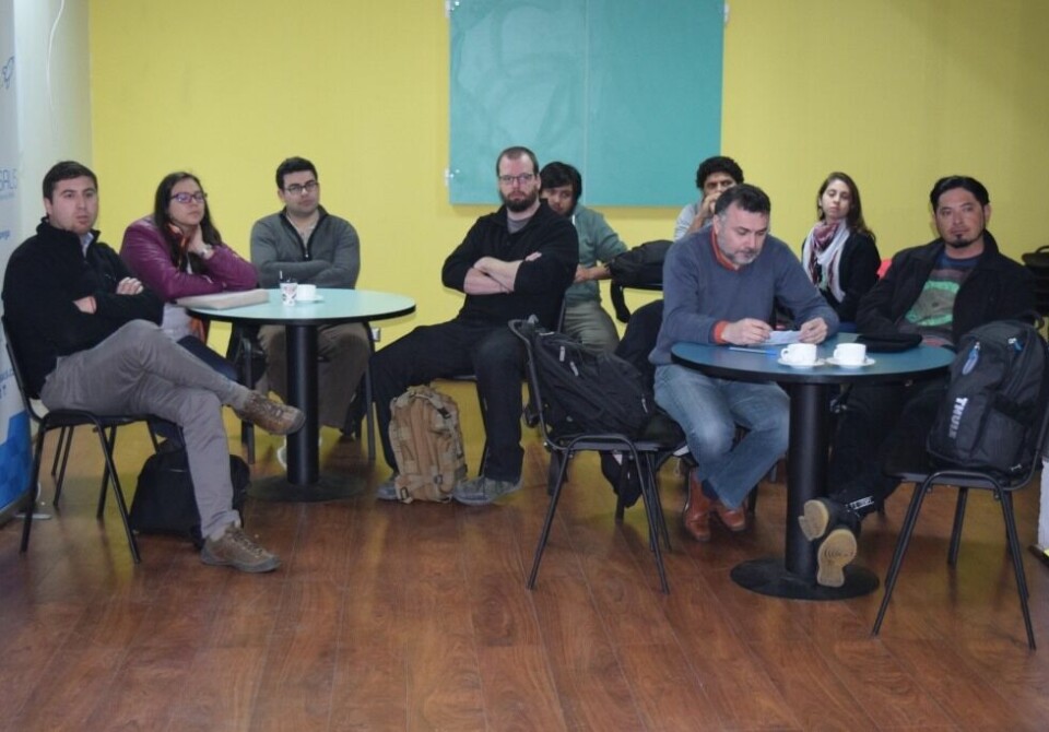 Estudiantes del taller “Innovación Tecnológica y Emprendimiento en Acuicultura”. Foto: PUCV.