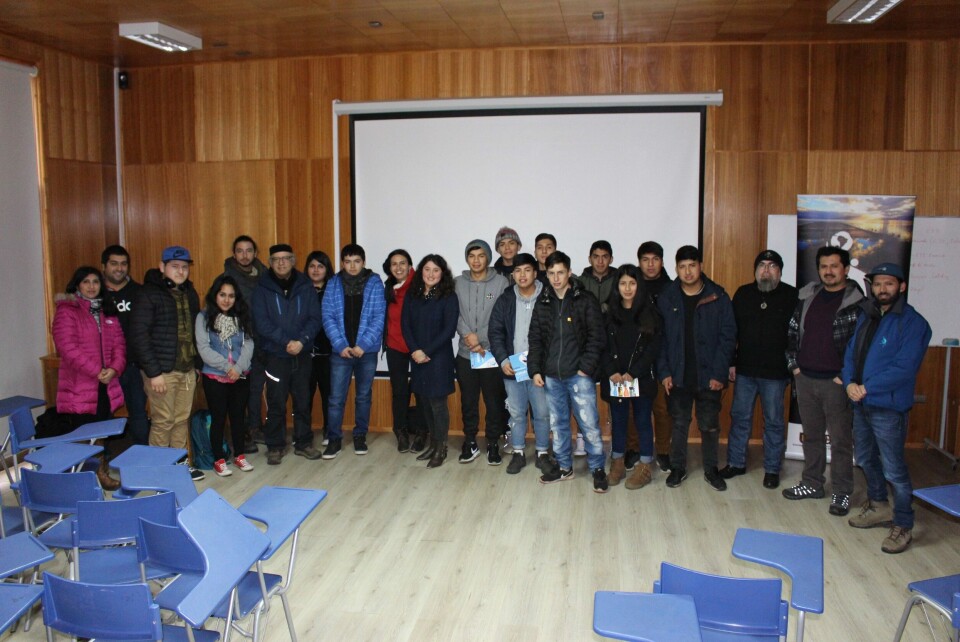 Alumnos de 3º y 4º medio participaron del taller impartido por el Incar. Foto: Incar.