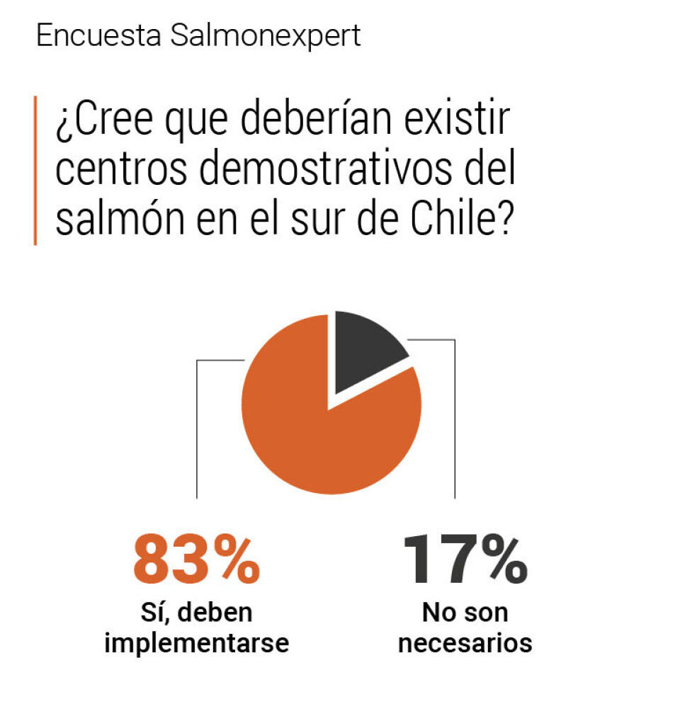 Industria chilena estudia levantar centros demostrativos del salmón