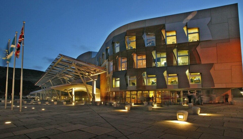 Parlamento escocés.