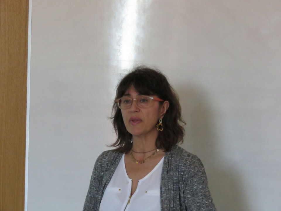 Dra. Sandra Marín. Foto: Francisco Soto, Salmonexpert.
