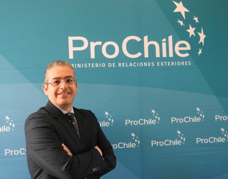 El director de ProChile en Magallanes, Claudio Villarroel, destacó los envíos a Brasil, Estados Unidos y Argentina. Foto: ProChile.