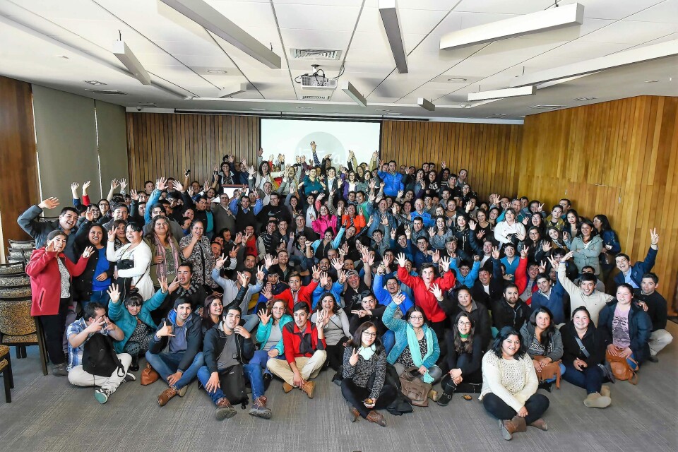 Colaboradores de la planta de Integra Puerto Montt.