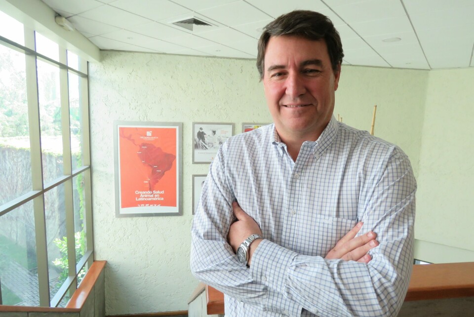 Roberto Arrieta, gerente general de Veterquimica. Foto: Jonathan Garcés, Salmonexpert.