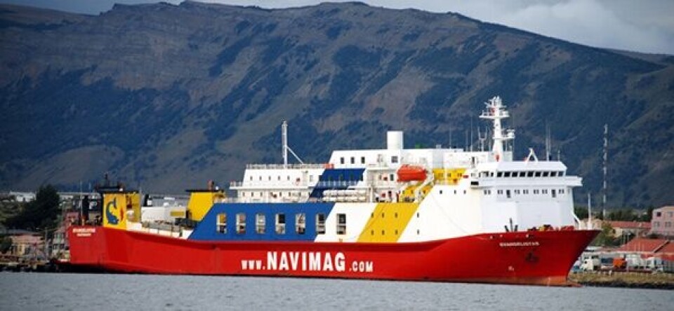 Imagen referencial de embarcación de Navimag. Foto: Navimag.