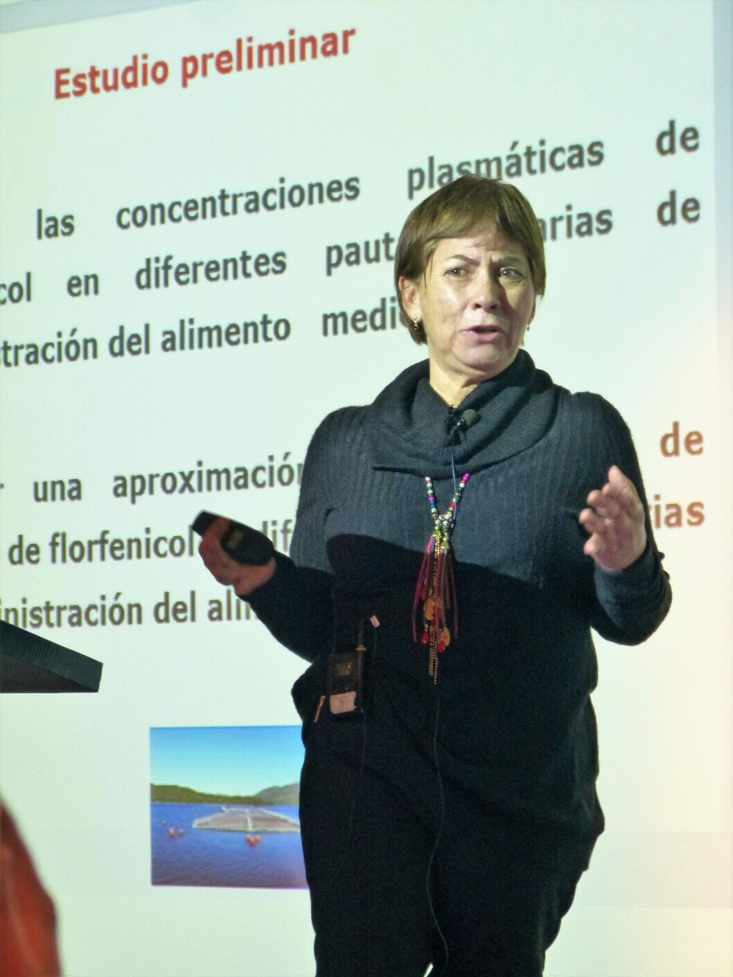 Dra. Betty San Martín. Foto: Loreto Appel, Salmonexpert. Dra. Betty San Martín. Foto: Loreto Appel, Salmonexpert.